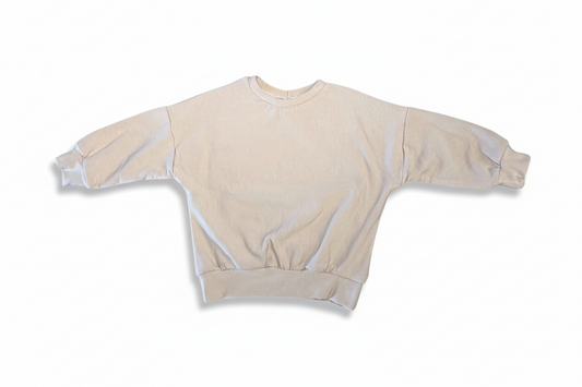 Oversized Sweater - Fawn Bamboo Fleece
