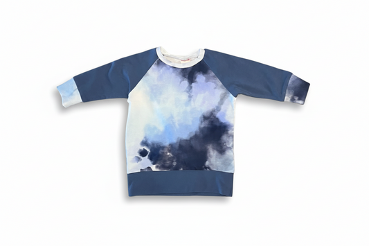 Ice Tie Dye Raglan Sweater
