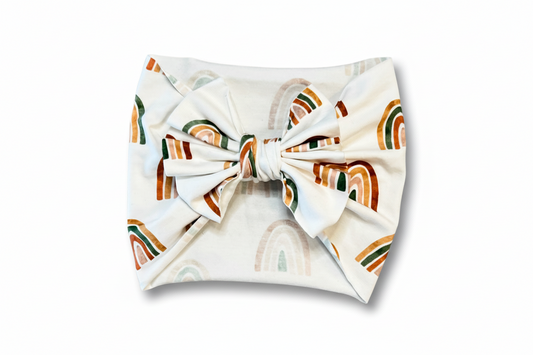 Rainbow Big Bow Headband