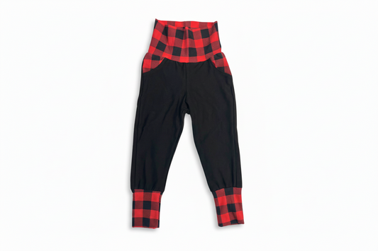 Grow with Me - Buffalo Plaid Joggers