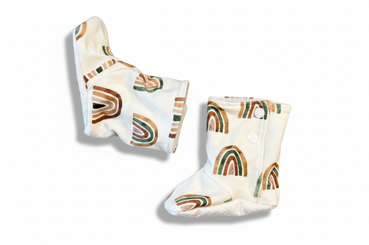 Rainbow Booties