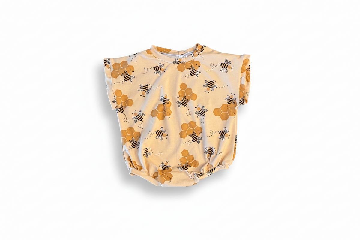 Bees T-Shirt Sweater Romper