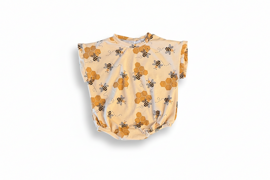 Bees T-Shirt Sweater Romper