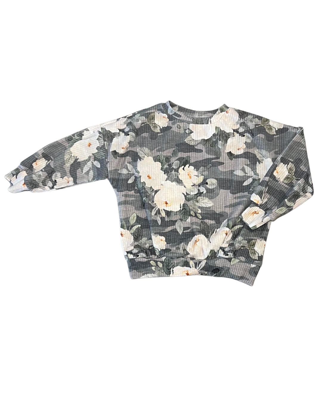 Oversized Sweater - Floral Camo