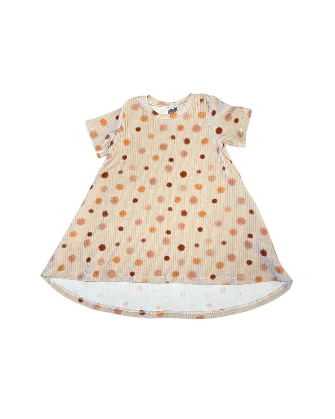 Boho Pom Poms T-Shirt Dress