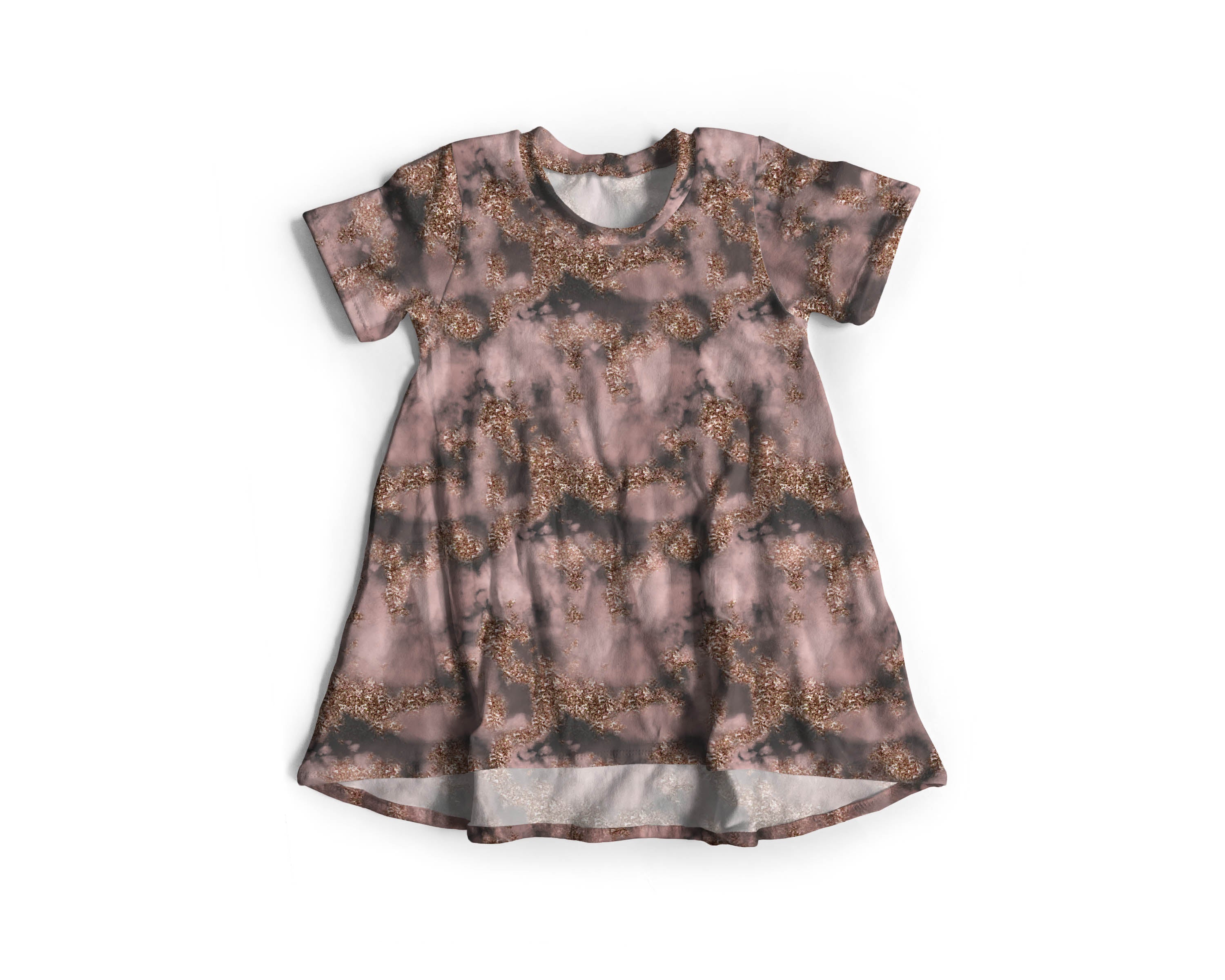 Autumn Glam T Shirt Dress